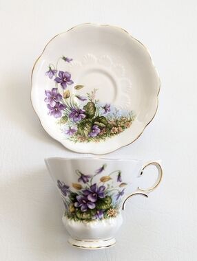 Royal Albert Sunnyside Series Maria Teacup & Saucer English Fine Bone China